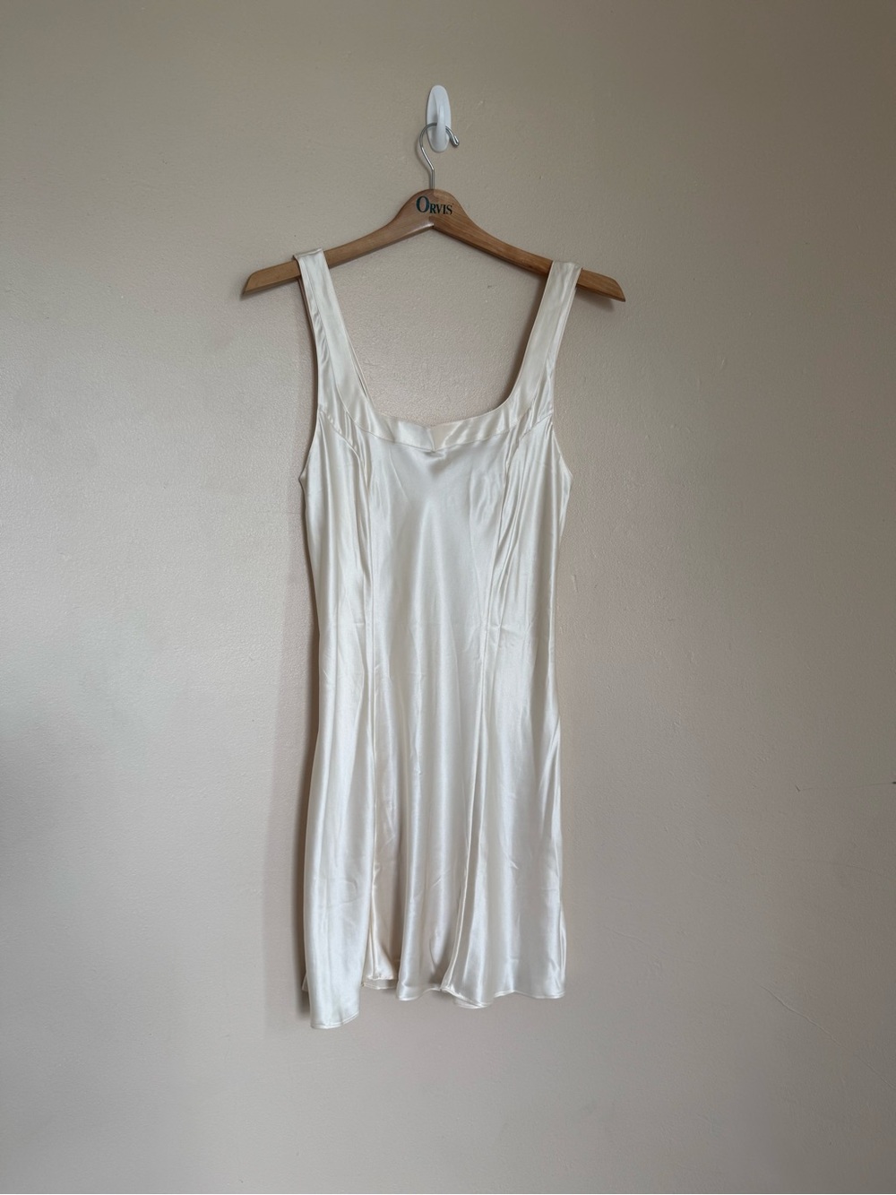 NWT 100% Silk Vintage Victoria’s Secret Ivory Slip Dress